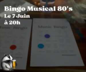 photo Bingo Musical 80's