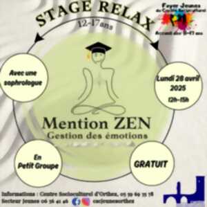 Stage Relax 12-17 ans