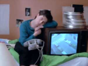 photo Projection - l'homme à la valise