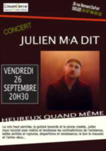 photo Concert de Julien m'a dit