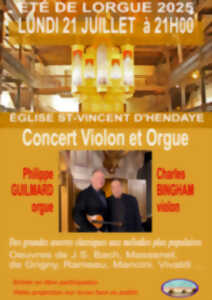 photo Concert violon et orgue