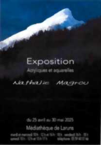 photo Exposition acryliques et aquarelles Nathalie Magrou