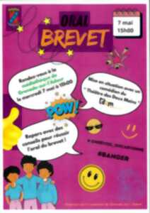 photo Oral du brevet en théâtre