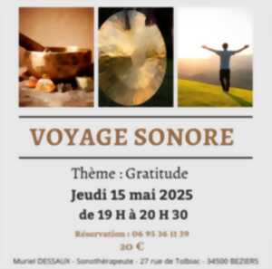 photo VOYAGE SONORE - THÈME GRATITUDE