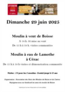 Journées du patrimoine de pays et des moulins: visite des moulins 
