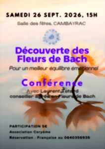 photo Conférence de Laurent Tetard sur les Fleurs de Bach
