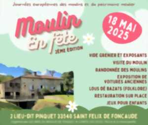 Visite du moulin à eau de Saint-Félix-de-Foncaude