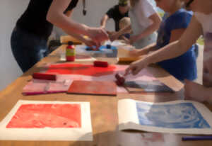 photo Fête de l'Estampe : Création d’un livre d’artiste grand format en linogravure