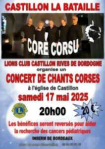 Concert de chants corses