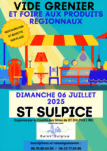 photo Vide grenier et foire aux produits régionaux 2025 de St Sulpice