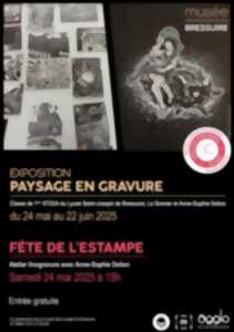 photo Fête de l'estampe - Atelier de linogravure