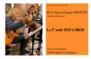 photo Concert-duo chant guitare Anne Griffith