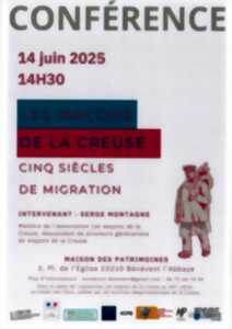 photo Conférence Les Maçons de la Creuse