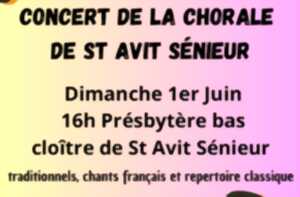 Concert de la chorale de Saint-Avit-Sénieur