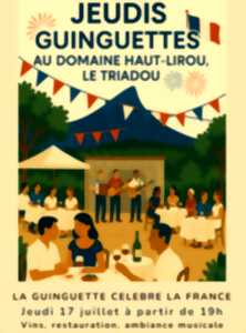 photo JEUDI GUINGUETTE AU DOMAINE HAUT-LIROU [FRANCE]