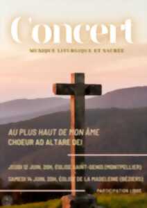 photo CONCERT DE MUSIQUE LITTURGIQUE ET SACRÉE