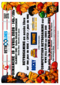 photo RETROGAMING jeux de boxe/catch/ring