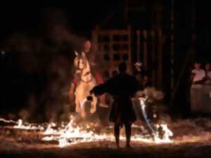 Spectacle équestre et pyrotechnique au coeur de l'amphithéâtre