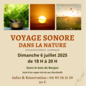 photo VOYAGE SONORE DANS LA NATURE