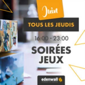Soirées jeux tous les jeudis de juin