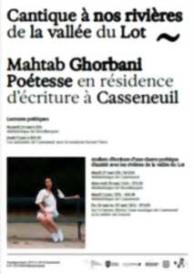 photo Mahtab Ghorbani - Atelier d'écriture