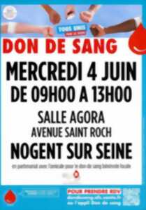 photo Don de sang à l'Agora Michel Baroin de Nogent-sur-Seine