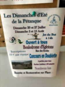 photo Les dimanches d'été de la pétanque