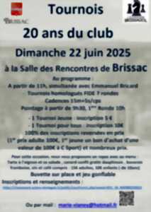 photo TOURNOIS : 20 ANS DE L'ECHIQUIER BRISSAGOL