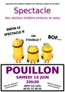 photo Spectacle des ateliers théâtre enfants et adolescents