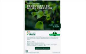 Découverte du milieu forestier avec un agent de l'ONF