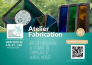Atelier fabrication de vitraux avec Marine Merlot