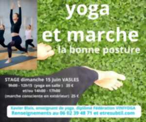 photo Yoga et marche : la posture santé en marchant
