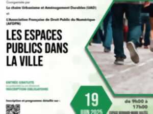 photo Journée d'étude - Les espaces publics dans la ville