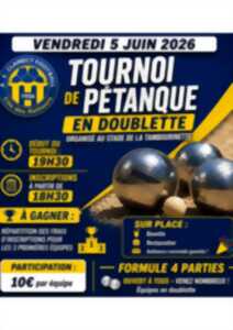 Concours de pétanque en doublette