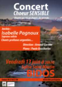 photo Concert Choeur Sensible & Isabelle Pagnoux