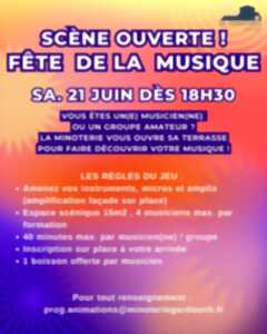 photo SCÈNE OUVERTE, FÊTE DE LA MUSIQUE !