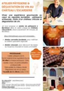 photo Atelier pâtisserie et dégustation de vin au Château L'Escarderie - chocolat