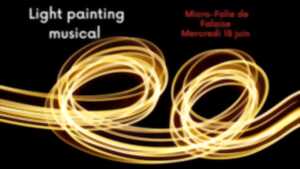photo Light painting musical