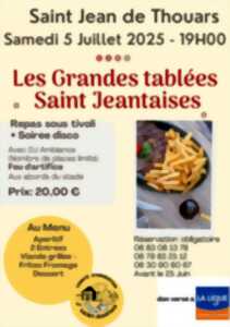 photo Les grandes tablées Saint Jeantaise
