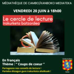 photo Cercle de lecture sur le thème « coups de coeur »