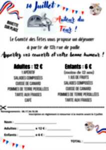 photo 14 juillet : Autour du four