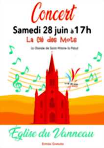 photo Concert : Chorale La Clé des Mots au Vanneau-Irleau