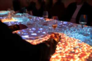 photo Dîner Insolite Opus, expérience immersive entre son, saveurs et lumières