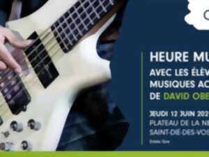 photo Heure musicale avec les élèves des ateliers musiques actuelles de David Obletz