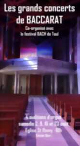 photo Les grands concerts d'ORGUE de Baccarat