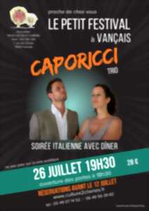 photo Le Petit Festival - Soirée Italienne Caporicci