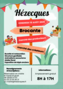 photo Grande brocante à Hézecques - Vendredi 15 août