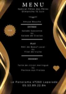 photo Menu spécial fête des Pères