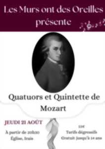 photo Quatuors de MOZART, dans le cadre du Festival Les Murs ont des Oreilles
