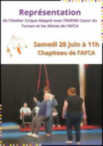 photo Représentation de l'atelier cirque adpaté